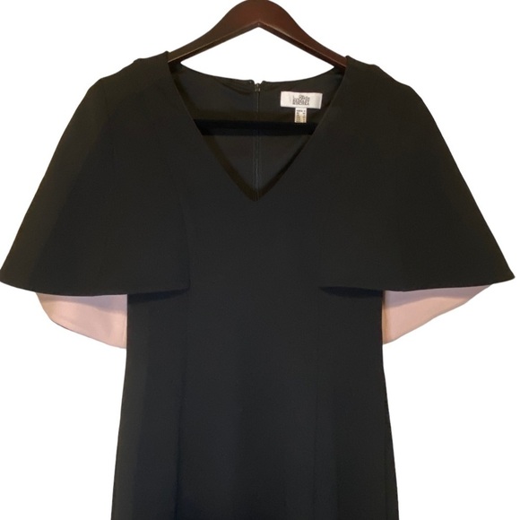 BADGLEY Mischka cape sheath dress size 2 luxury NWOT - Picture 5 of 11